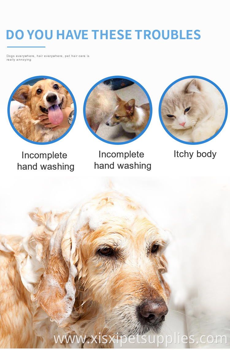 Factory Wholesale Rubber Pet Hair Removal Glove Pet Cat Dog Grooming Glove Pet Cleaning & Grooming Products